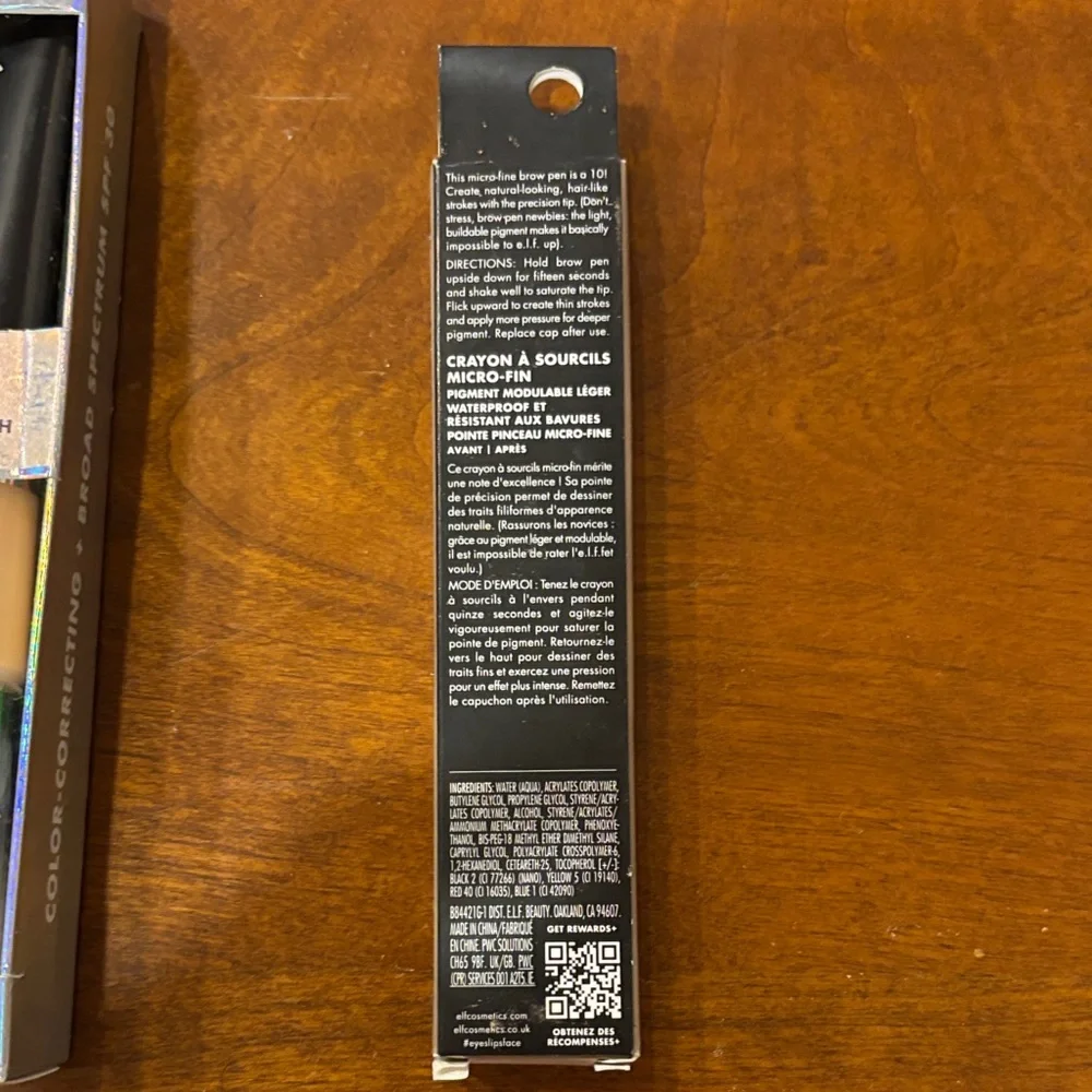 Makeup Revolution Skin‎ Silk Foundation, E.L.F CC Cream & Brow Pen Lot of 3